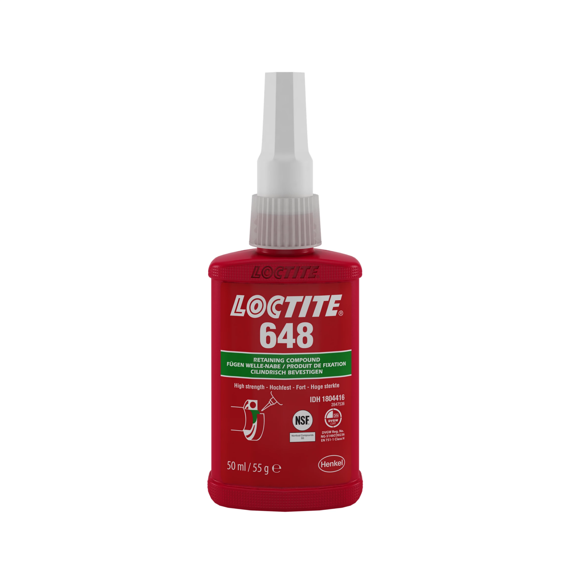 Loctite 648 50 ml Yüksek Mukavemetli Sıkı Geçme Ürünü