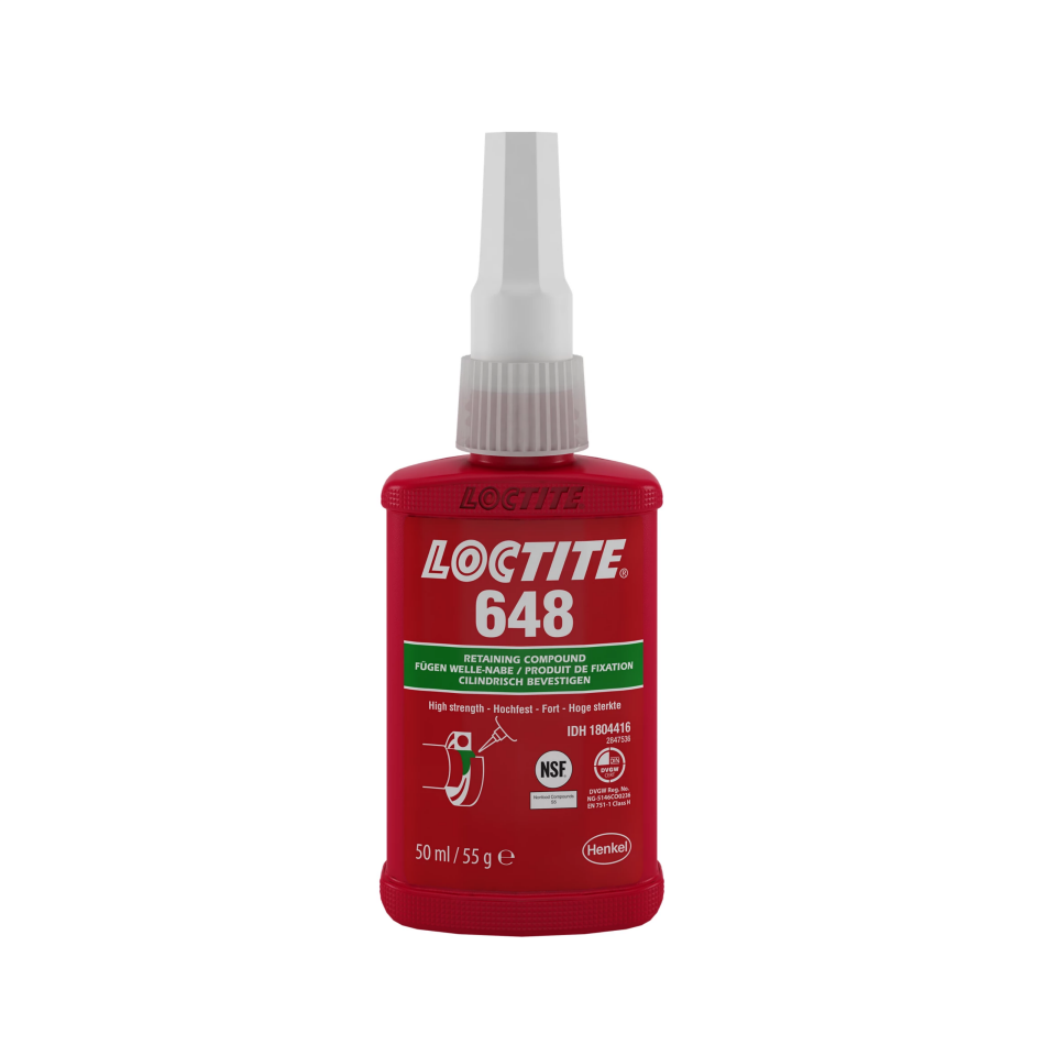 Loctite 648 50 ml Yüksek Mukavemetli Sıkı Geçme Ürünü