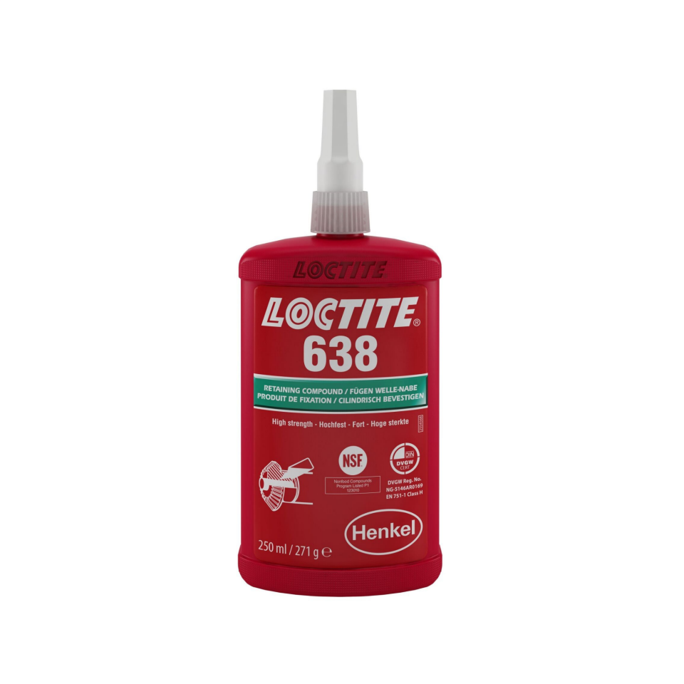 Loctite 638 Yüksek Mukavemetli Rulman Sabitleyici 250 ml