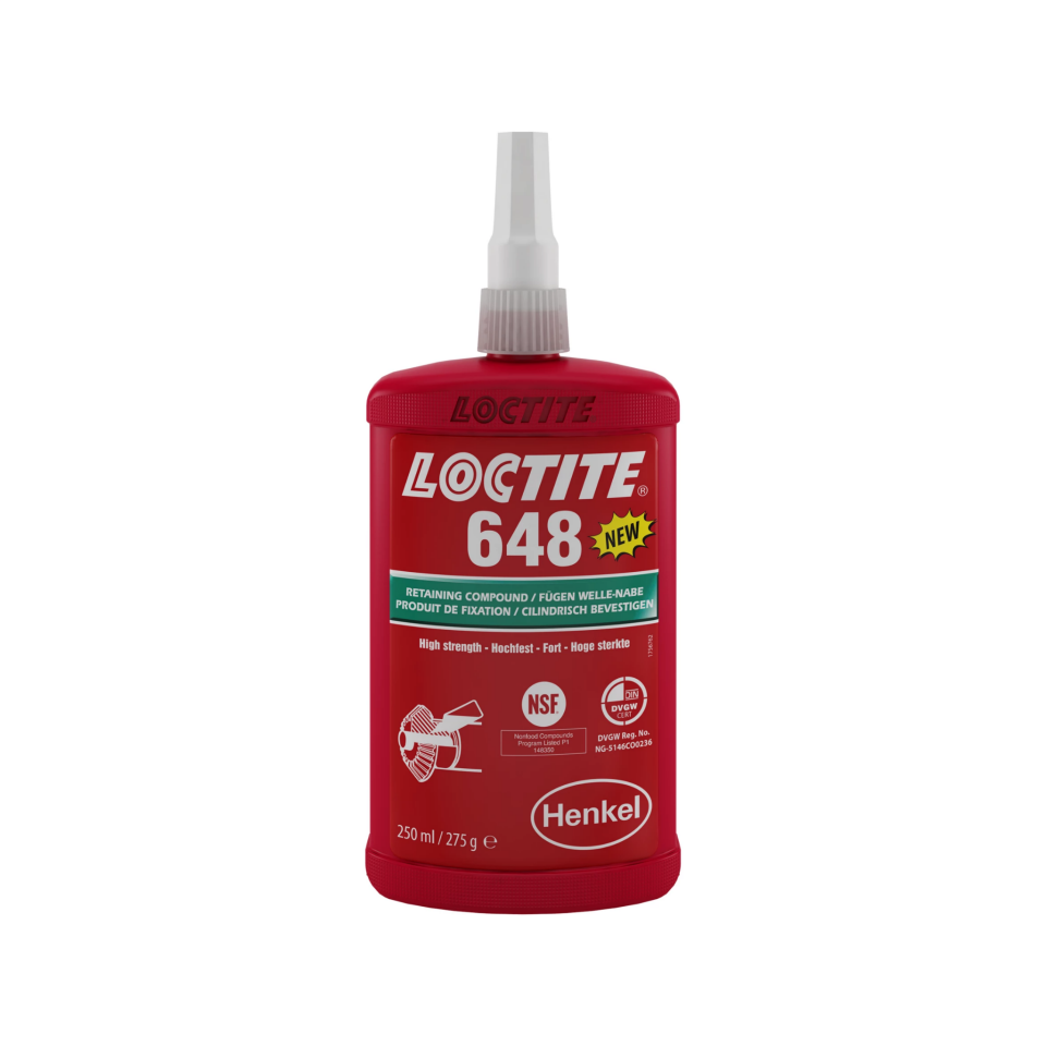 Loctite 648 250 ml Yüksek Mukavemetli Sıkı Geçme Ürünü